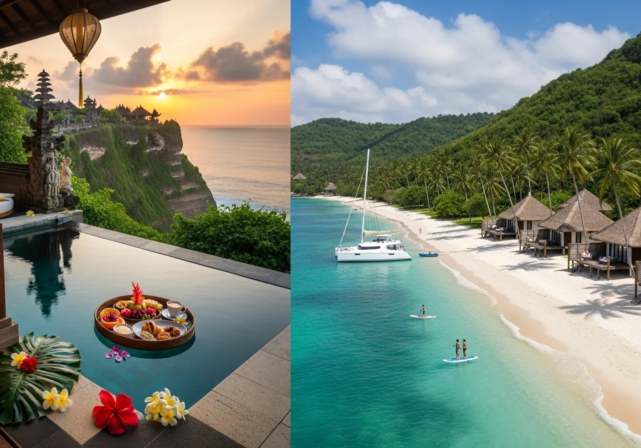 Bali vs Lombok Luxury Travel